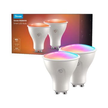 Govee RGBWW pametni LED žarnici, 400 lumnov, 2 kosa, beli