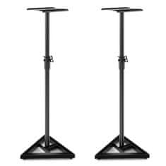 Northix Nastavljivo stojalo za zvočnike 97–157 cm črno 50 kg