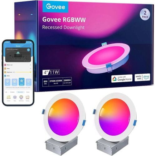 Govee RGBWW Recessed Downlight 2 Pack