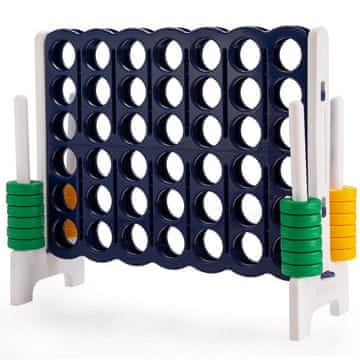 Northix Velik igralni set 4 v vrsto 120x42x104 cm PP PE