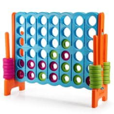 Northio Velik igralni set 4 v vrsto 120x42x104 cm 42 obročev