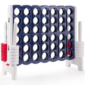 Northix Velik igralni set 4 v vrsto 120x42x104 cm PP PE