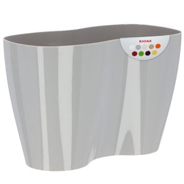 KADAX Cvetlični lonec za orhideje, plastičen, 23 cm, siv