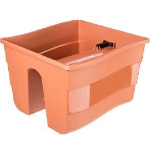 KADAX Balkonski cvetlični lonec za ograjo 29,5 x 28 x 19,5 cm