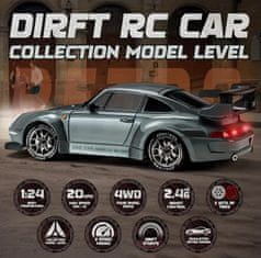 JOJOY® Drift avtomobil z daljinskim upravljalnikom, dirkalni avto, do 20 km/h | DRIFTOR