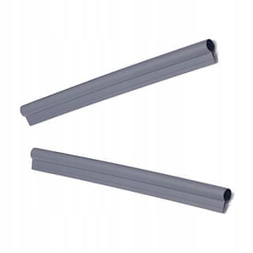 KADAX Sponke za ograjni trak, 19 cm, sivi, 2 kosa