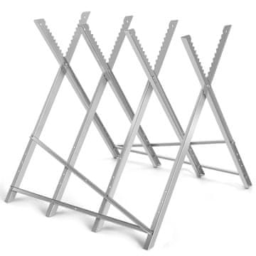 Northix Zložljiv jekleni konjiček za žago 100 kg X-oblika 79 cm