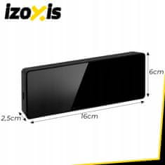 Izoksis Moderna budilka LED RGB USB in prikazom temperature 16cm