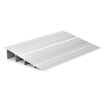 Northix Nastavljiva aluminijasta klančina za prag do 317 kg 10.5 cm
