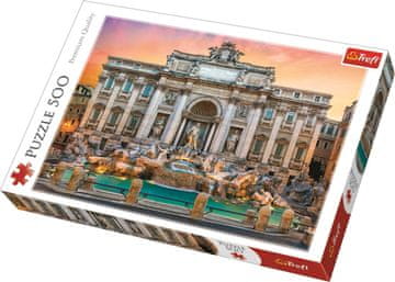 Trefl Vodnjak Trevi Puzzle, Italija 500 kosov