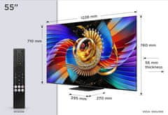 TCL 55Q7D Pro 4K UHD televizor, SQD-Mini LED, GoogleTV