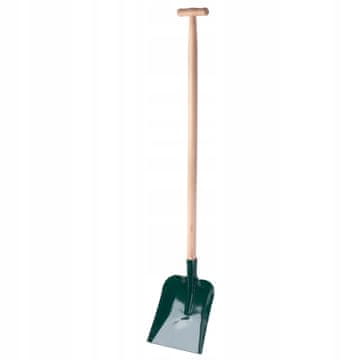 KADAX Lopata za pesek, žita, gramoz, kovinska glava, lesen ročaj 125 cm