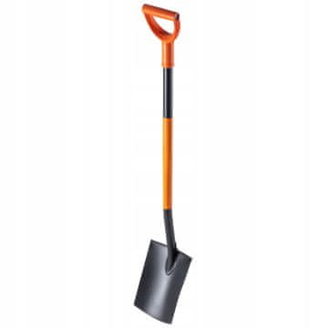 KADAX Ravna kovinska lopata 125 cm, ergonomska, kaljena