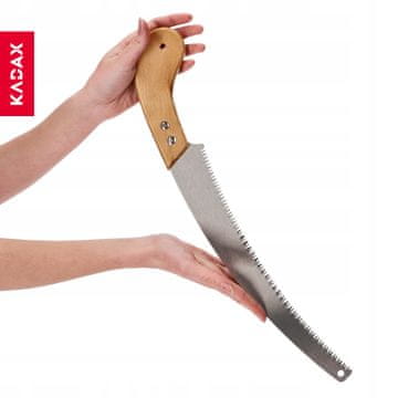 KADAX Ročna žaga za obrezovanje dreves 48 cm, lahka in močna z ostrim rezilom