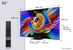 TCL 85Q7D Pro 4K UHD televizor, SQD-Mini LED, GoogleTV