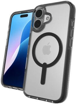 ZAGG Santa Cruz Snap case iPh16 Plus Bk