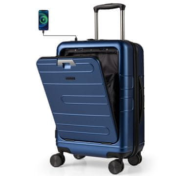Northix Razširljiv 20 inch PC kovček z USB in TSA ključavnico