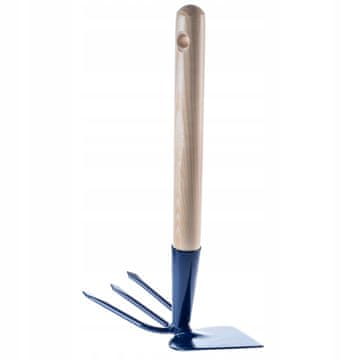 KADAX Vrtna motika za plevenje z vilami, 7 cm, majhna, dolžina 32 cm
