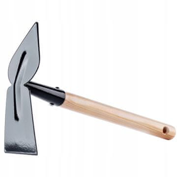 KADAX Vrtna motika za odstranjevanje plevela, izkopavalec 6,5 cm, majhna, dolžina 33 cm
