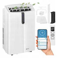 Ruhhy 4v1 3.5kW prenosna klimatska naprava WIFI ogrevanje in razvlaževanje 12000BTU