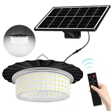 HOME & MARKER® Solarna viseča LED svetilka z 10 m kablom, IP65 vodoodporna, 5 stopenj svetlosti, samodejni senzor svetlobe | ORBILUM