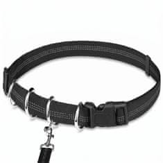 HARLEY® Prostoročni tekaški povodec za pse z elastičnim blaženjem 193 cm, dvojni ročaj za nadzor in torbica, za pse do 68 kg | DOGZIP