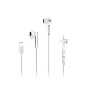 Genius HS-M366 USB-C in-ear slušalke z mikrofonom, bele