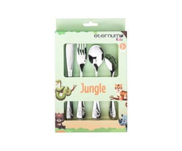 Eternum OTROŠKI JEDILNI PRIBOR JUNGLE, 4 DELNI SET