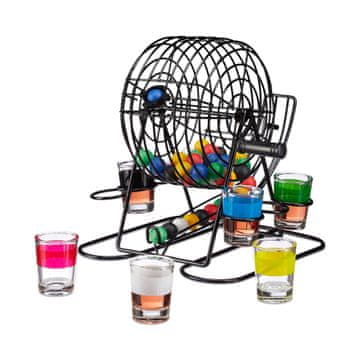 Northix Bingo igra za zabave z 48 kroglicami in 6 kozarci