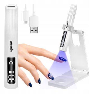 Malatec Aku. polnilna UV LED prenosna svetilka USB
