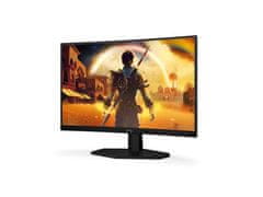AOC C24G42E monitor, ukrivljen, FHD, VA, 1500R, 180Hz