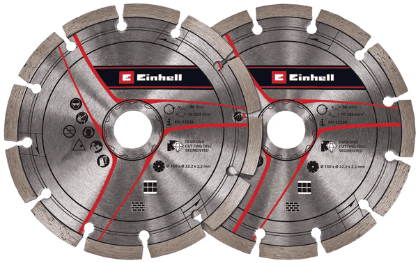 Einhell komplet diamantnih rezalnih plošč 150 mm