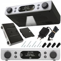 Blow FM LED viseči kuhinjski radio LCD DAB+ RK2 srebrn