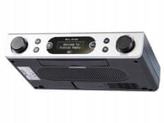 Blow FM LED viseči kuhinjski radio LCD DAB+ RK2 srebrn