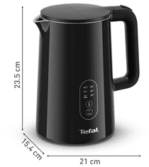 Tefal KO6518E0 Thermo električni grelnik vode, 1,5 L, nerjavno jeklo