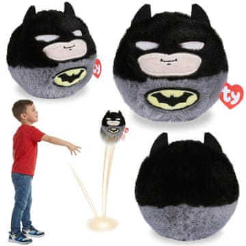 sarcia.eu TY Batman Plišasta žogica, poskakujoča maskota, BEANIE BOUNCERS, igračka za spretnost za otroke 10 cm