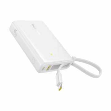BASEUS prenosna baterija 10.000mAh 45W PowerBank TipC kabel bela P10076803213-0