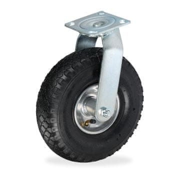 Northix Pneumatic swivel wheel 3.0 4 made of steel and rubber 360°