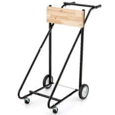 Northix Stojalo za izvenkrmni motor s kolesi nosilnost 150 kg