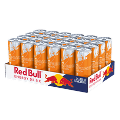 RedBull The Summer Edition energijska pijača z okusom marelice in jagode, 24 x 250 ml