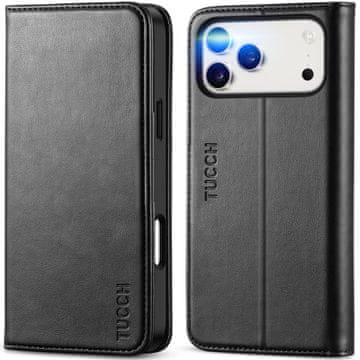 Infostyle Preklopna torbica TUCCH za iPhone 17 Pro Max - črna