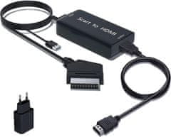 Infostyle AMANKA Adapter SCART na HDMI – Vključno s HDMI in USB kablom