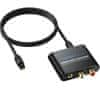 CAMWAY DAC pretvornik 192kHz SPDIF/Optični na RCA in 3.5 mm