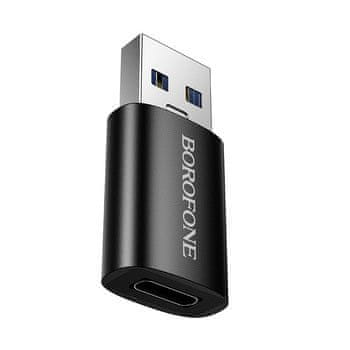 Infostyle Borofone adapter BV26B – USB na USB-C, črna