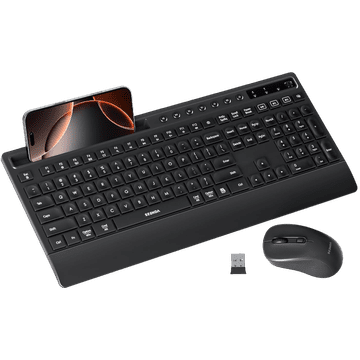 Infostyle Bluetooth tipkovnica ''seenda'' z držalom za telefon + miška USB-C