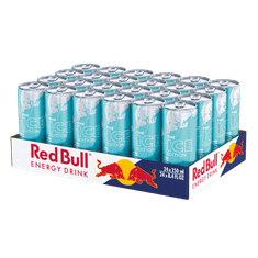 RedBull The Ice Edition energijska pijača z okusom ledene vanilije in jagodičevja, 24 x 250 ml