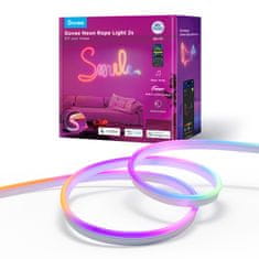 Govee Neon Rope Light 2S svetlobni trak, RGBIC, beli, 4 m
