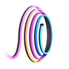 Govee Neon Rope Light 2S svetlobni trak, RGBIC, črni, 4 m
