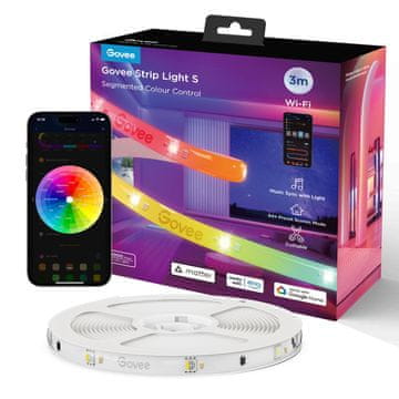 Govee Strip Light S svetlobni trak, LED, RGBIC, 3 m