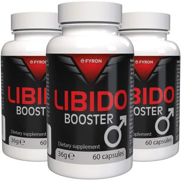 Fyron Libido Booster - 180 kapsul (3x60) visoko dozirano - L-arginin, cink, selen, maca in ginseng - Originalni švicarski recept - Vegansko in rastlinsko - 3 kosi